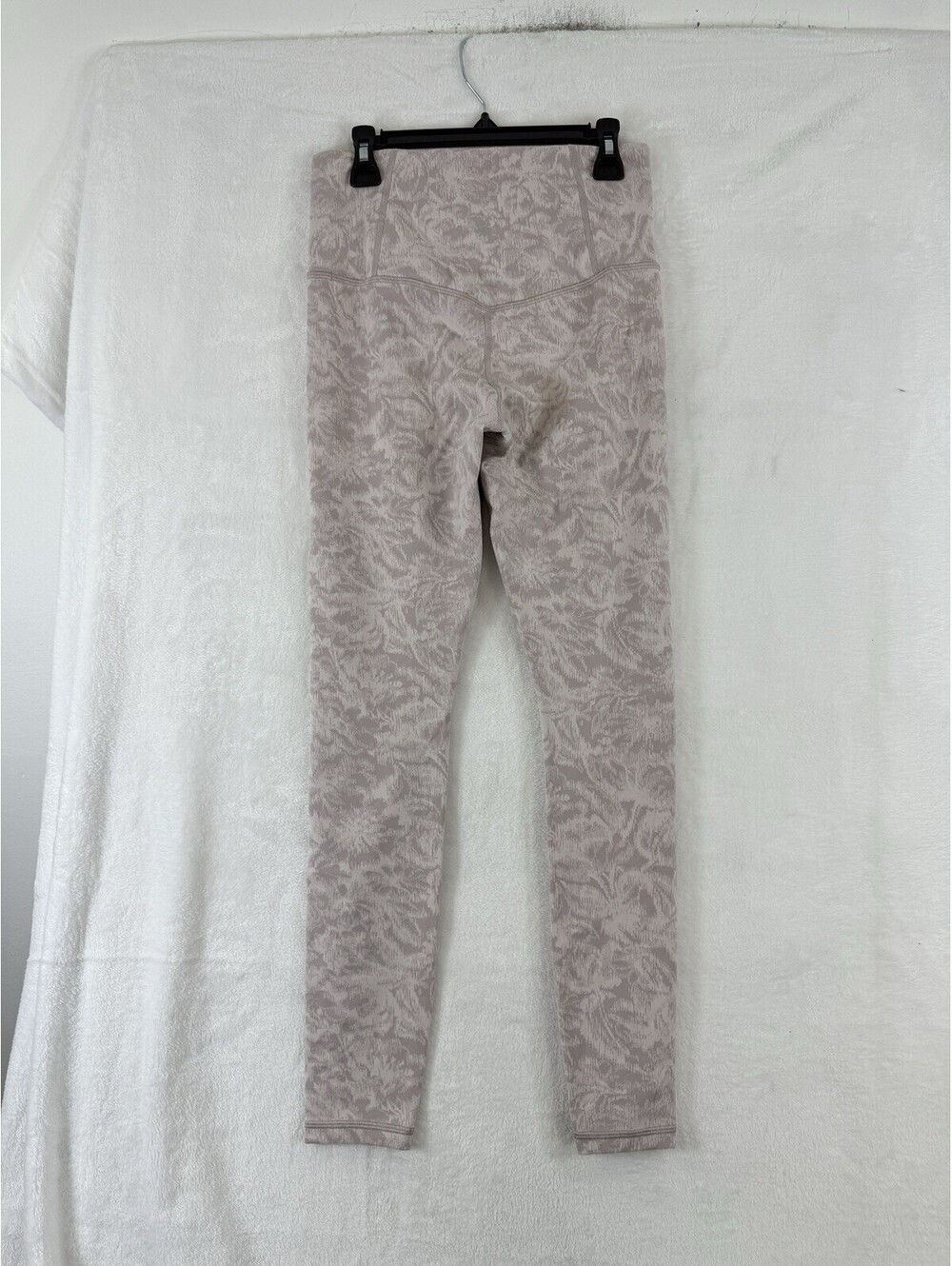 Athleta Elation Textured Tight Small Pink Floral Womens Workout Stretch - Picture 3 of 6